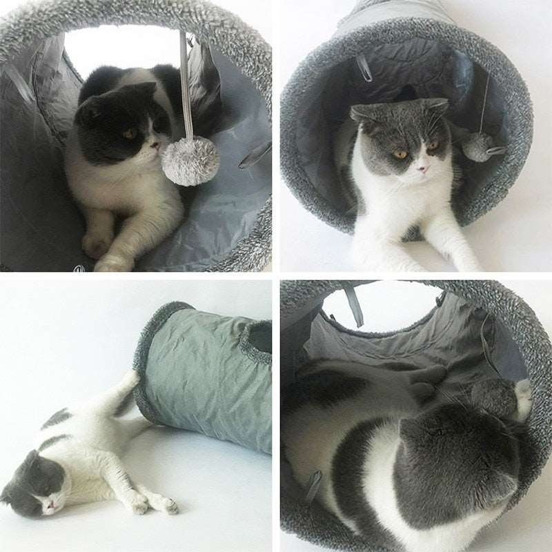 Cat Toy Pet Tunnel Tube - Indoor Training