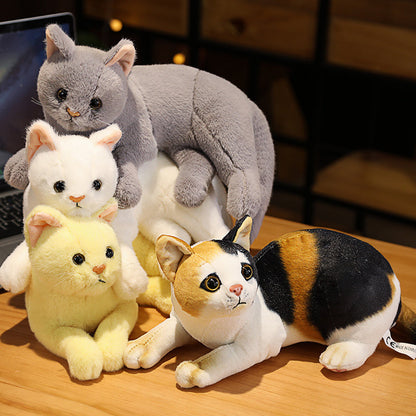 Realistic Simulation Cat Plush Toy