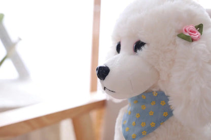 Realistic Poodle Teddy Plush Dog Toy