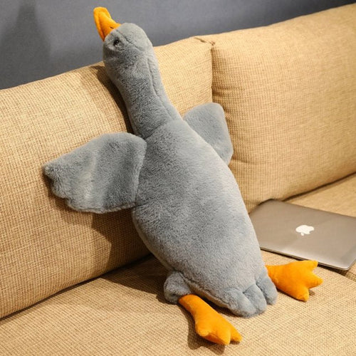 Realistic Big Wings Duck Plush Pillow Toy