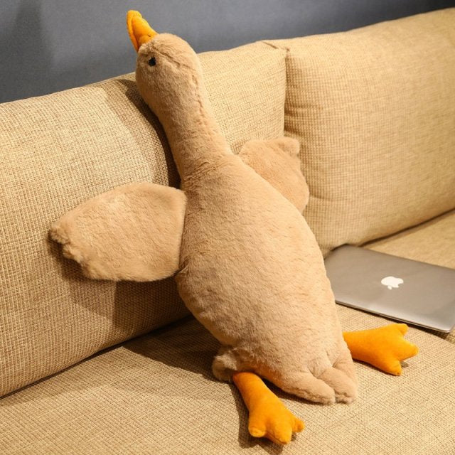 Realistic Big Wings Duck Plush Pillow Toy