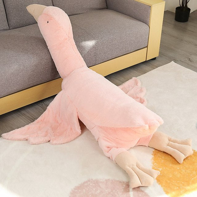 Realistic Big Wings Duck Plush Pillow Toy