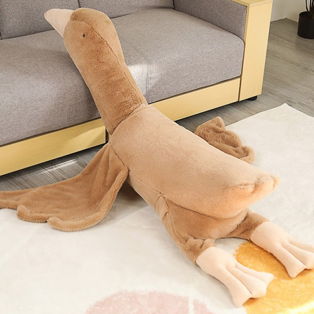 Realistic Big Wings Duck Plush Pillow Toy