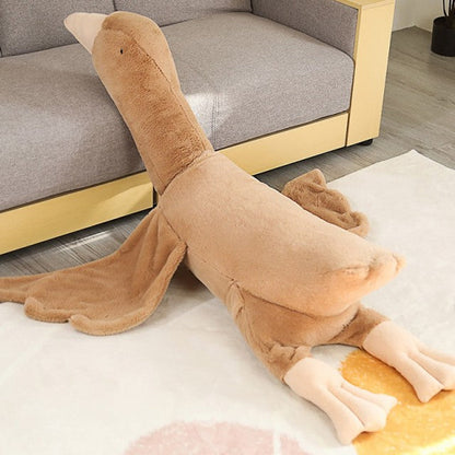 Realistic Big Wings Duck Plush Pillow Toy